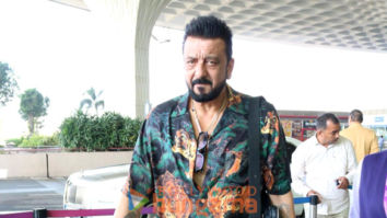 Photos: Sanjay Dutt, Arjun Kapoor, Tina Ahuja and Yashvardan Ahuja snapped at the airport