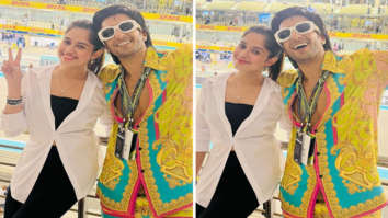 Ranveer Singh wins hearts for his interaction with F1 Commentator Martin Brundle; makes the event fun with Jannat Zubair
