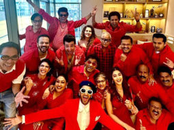Cast of ‘Cirkus’ have a fun time twinning in red before trailer release