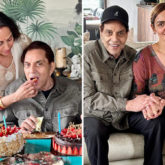 Hema Malini and Esha Deol share photos of cake cutting ceremony of Dharmendra
