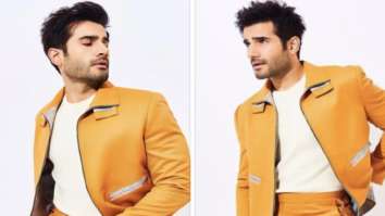 Karan Tacker ups his sartorial game in mustard jacket and pants for Khakee: The Bihar Chapter promotions