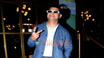 Photos: Tahir Raj Bhasin, Rohit Saraf, Huma Qureshi, Masaba Gupta and Amruta Subhash snapped at a shoot in Andheri