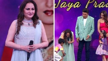 Sa Re Ga Ma Pa Li’l Champs: Veteran actress Jaya Prada touches a contestant’s feet