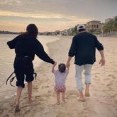 Anushka Sharma and Virat Kohli take daughter Vamika to the beach; see picture
