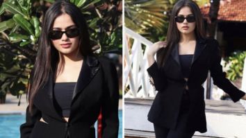 Jannat Zubair gives business chic vibes in black pantsuit