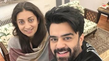 Maniesh Paul shares a selfie with Smriti Irani; says, “When Abhineta met Neta”