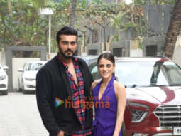 Photos: Arjun Kapoor, Radhika Madan and Aasmaan Bhardwaj snapped promoting their film Kuttey