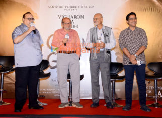 Photos: Rajkumar Santoshi, Chinmay Mandlekar, Deepak Antani and debutants Tanisha Santoshi and Anuj Saini attend the trailer launch of Gandhi Godse Ek Yudh Photos: Rajkumar Santoshi, Chinmay Mandlekar, Deepak Antani and debutants Tanisha Santoshi and Anuj Saini attend the trailer launch of Gandhi Godse Ek Yudh