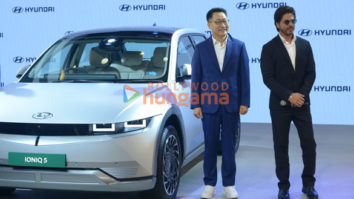 Photos: Shah Rukh Khan snapped at the launch of the Hyundai Ioniq5