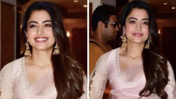 Rashmika Mandanna’s blush pink saree worth Rs. 42,000 at the Mission Majnu trailer launch, is so exquisite that we can’t help but fall in love with it