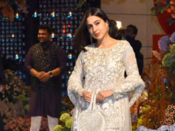 Sara Ali Khan looks gorgeous as she walks in with Manish Malhotra for Anant Ambani’s engagement ceremony