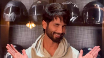 Shahid Kapoor flaunts his helmet collection