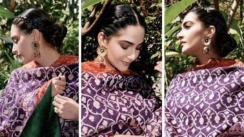 Sonam Kapoor startled us with her festive Makar Sankranti look in deep purple Anarkali, and it is really incredibly beautiful