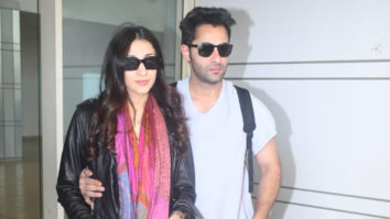 Armaan Jain gets clicked with wife at the airport