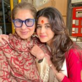 Dimple Kapadia smiles proudly as she poses with granddaughter Naomika at her graduation ceremony