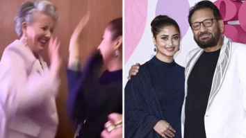 Emma Thompson grooves to desi dhol beats with Pakistani actress Sajal Aly at Shekhar Kapur’s What’s Love Got To Do With It premiere in London, watch video