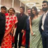 Shah Rukh Khan, Mouni Roy, Ronit Roy strike a pose at Smriti Irani’s daughter’s wedding reception, see photos