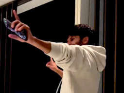 Shahid Kapoor is high on energy as he does Bhangra with the boys