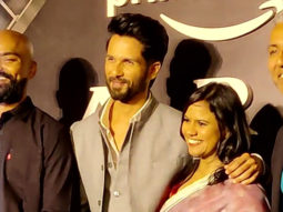 Shahid Kapoor looks handsome dressed in a suit at Farzi screening