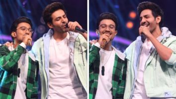 Shehzada actor Kartik Aaryan sings ‘Tera Yaar Hoon Main’ on the stage of Indian Idol 13