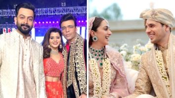 Sidharth Malhotra and Kiara Advani Wedding: Prithviraj Sukumaran attends function with wife; poses with filmmaker Karan Johar