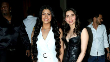 Zanai Bhosle poses with Zahrah S Khan at Aryan Khan’s party
