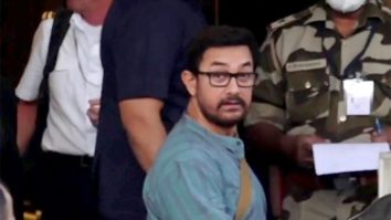 Aamir Khan’s quick glimpse at a private airport