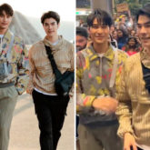 KinnPorsche stars and Thai actors Mile Phakphum and Apo Nnattawin enjoy their first day in Mumbai ahead of Dior 2023 show; fans greet them with cheers at the airport