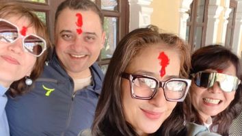 Manisha Koirala celebrates Holi with family and close friends in her hometown Nepal