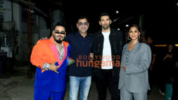 Photos: Aditya Roy Kapur and Mrunal Thakur snapped promoting their film Gumraah