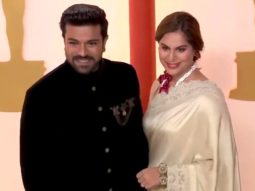 Ram Charan and Upasana Kamineni walk the red carpet at the 95th Academy Awards Ceremony Oscars 2023