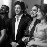 Candid picture of Shah Rukh Khan and Gauri Khan from Alanna Panday-Ivor McCray wedding reception is too good to miss; see post