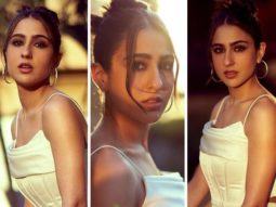 Sara Ali Khan keeps it wonderfully chic in an all-white outfit by Alex Perry for Gaslight promotions