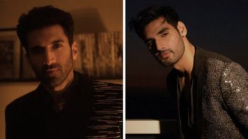 Aditya Roy Kapur and Ahan Shetty’s embellished blazers provide zing and bling to the NMACC red carpet