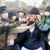 BTS’ J-Hope enlists in military as active duty soldier; Jin arrives in uniform as RM, SUGA, Jimin, V and Jungkook bid adieu to second member