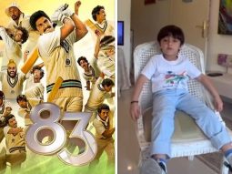 Kabir Khan’s son reveals watching Ranveer Singh starrer ’83 150 times; Kapil Dev shares video