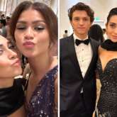 Karisma Kapoor strikes a pose with Spider-Man couple Tom Holland and Zendaya at Nita Ambani’s NMACC grand launch, see photos