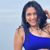 Mrunal Thakur raises temperature as she dons blue bikini at beach; see pictures