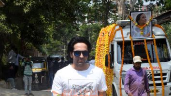 Photos: Celebs attend Mukesh Chhabra’s mother Kamala Chhabra’s funeral
