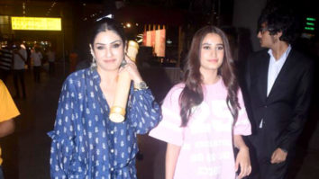 Raveena Tandon flaunts her Padma Shri Award at the airport