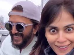 Riteish & Genelia Deshmukh chanel their inner Raj & Simran on the streets of New York