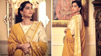 Sonam Kapoor oozes unique ethnic charm in yellow linen saree