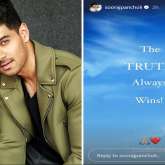 Sooraj Pancholi reacts on Instagram following acquittal in Jiah Khan Suicide Case; says, “The Truth always wins!”