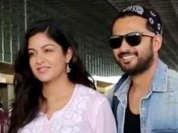Vatsal Sheth & Ishita Dutta get papped the airport