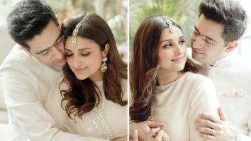 Parineeti Chopra dons Manish Malhotra-designed ivory kurta to seal the deal with Raghav Chadha in coordinated pastel ensembles at their engagement