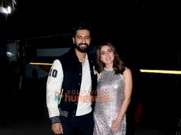 Photos: Vicky Kaushal and Sara Ali Khan snapped promoting Zara Hatke Zara Bach Ke on the sets of The Kapil Sharma Show