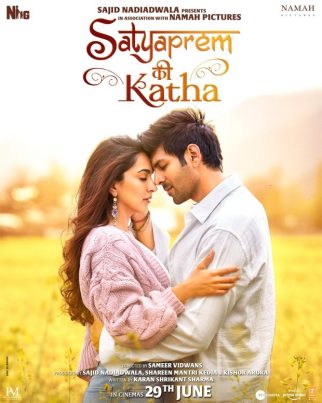 Satyaprem Ki Katha makers drop first poster featuring Kartik Aaryan and Kiara Advani on Bhool Bhulaiyaa 2 anniversary