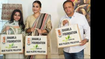 Vidya Balan joins forces with Bhamla Foundation to fight against single-use plastic
