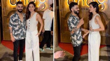 Anushka Sharma and Virat Kohli snapped on a romantic dinner date at their Mumbai restaurant
