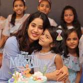 The Little Mermaid: Janhvi Kapoor celebrates Halle Bailey's movie with young girls, says, "I cannot wait to watch the film and relive my childhood"